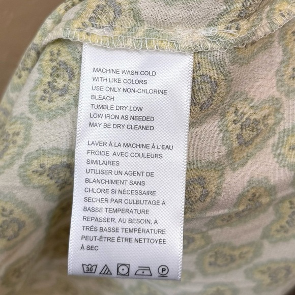 Urban Outfitters Kimchi Blue Ioni Midi Dress Yellow & Green Small - Picture 5 of 11